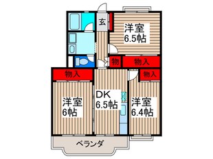 芙蓉ハイツの物件間取画像